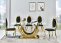 Designer Esstisch Venice Gold 200x100