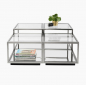 Couchtisch 4/SET Verona Silber