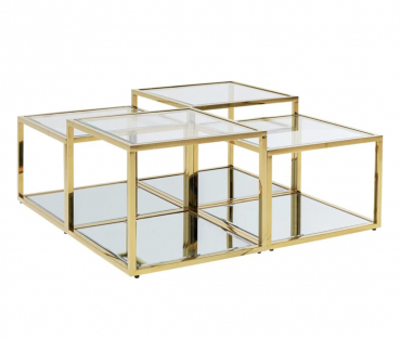 Couchtisch 4/SET Verona Gold