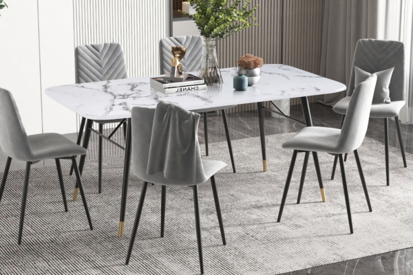 Designer Esstisch Lucasi White