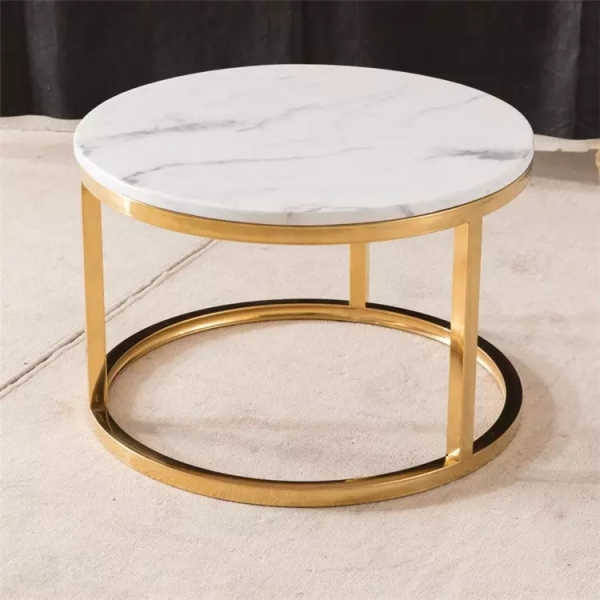 Couchtisch Set Milano Gold Marble